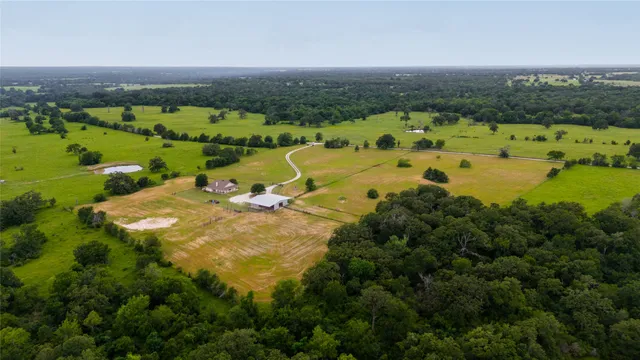 a view of a lake with a city