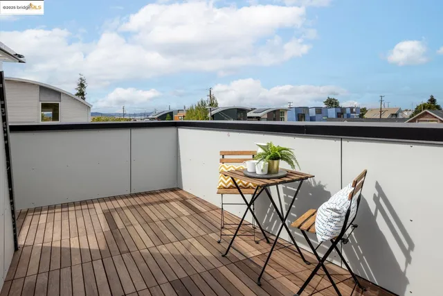 a view of a street with stairs