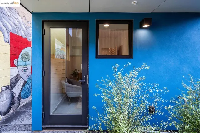 a view of entryway and hall with a window