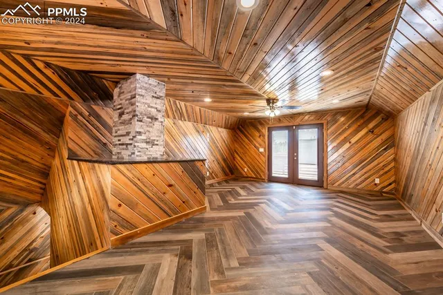 a view of outdoor space with yard and furniture