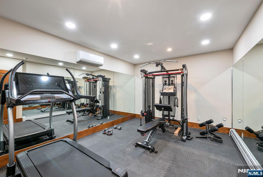 1 Lakeview Point Avenue Branchville, NJ 07826 - Photo 37 of 50 a view of a room with gym equipment