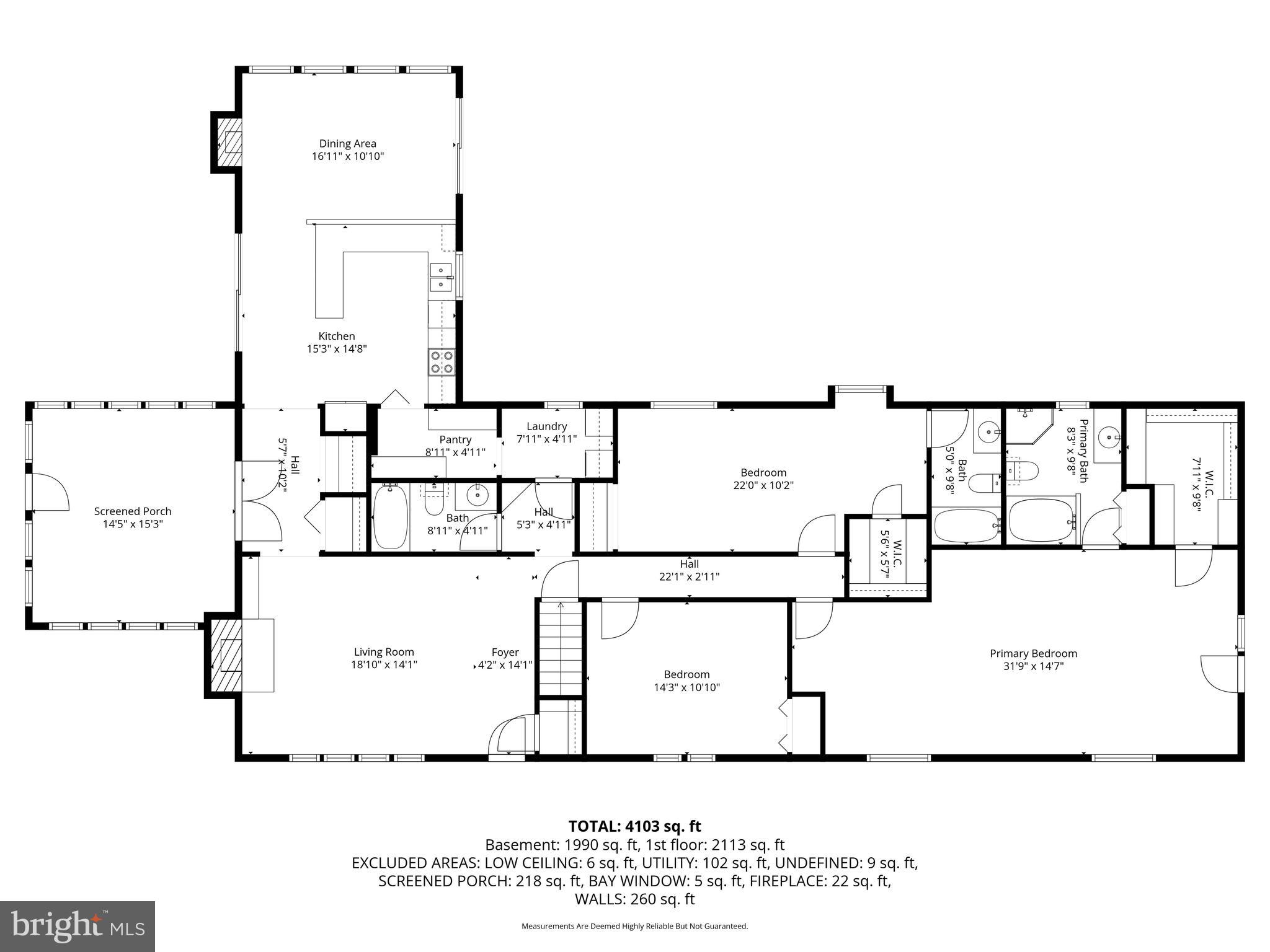 41726 Stumptown Road Leesburg, VA 20176 - Photo 89 of 91 Main Level Floor Plan with Dimensions