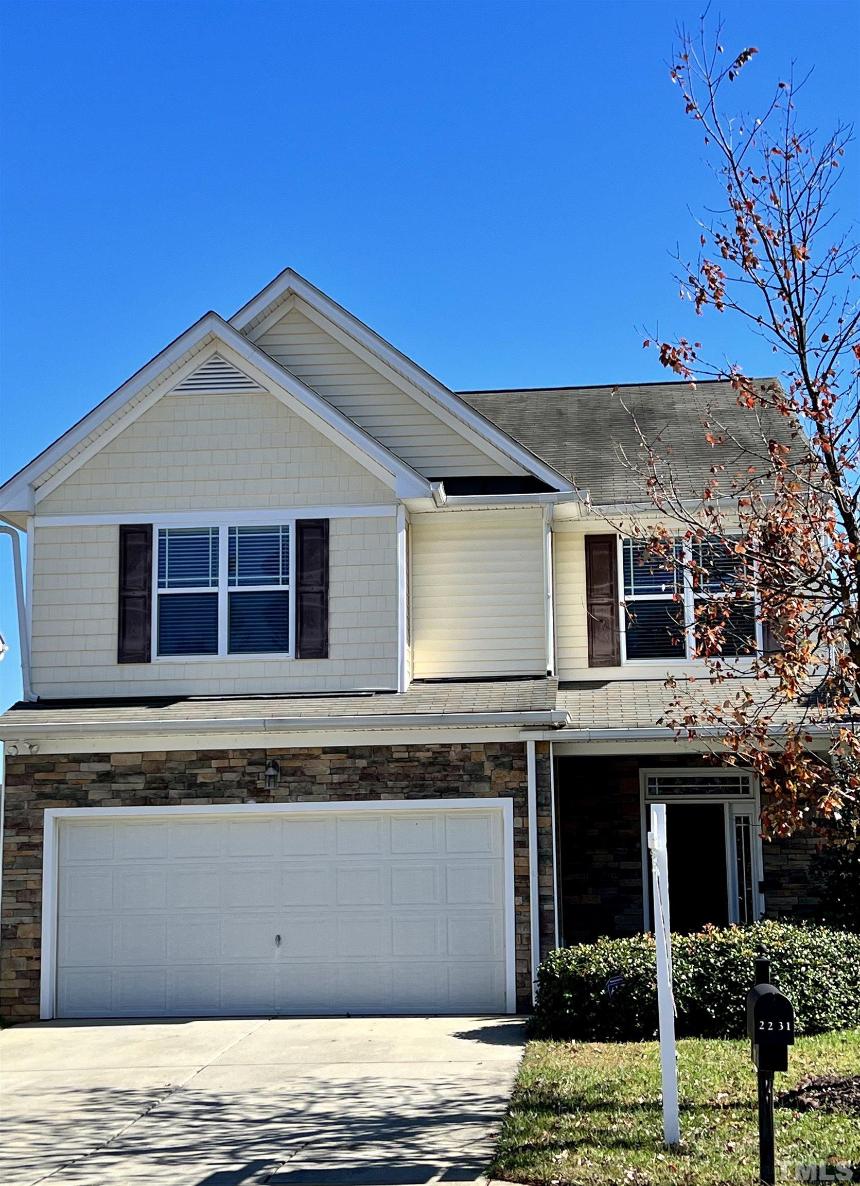 2231 Stoney Spring Drive Raleigh, NC 27610 - Photo 1 of 18 a house view with a outdoor space