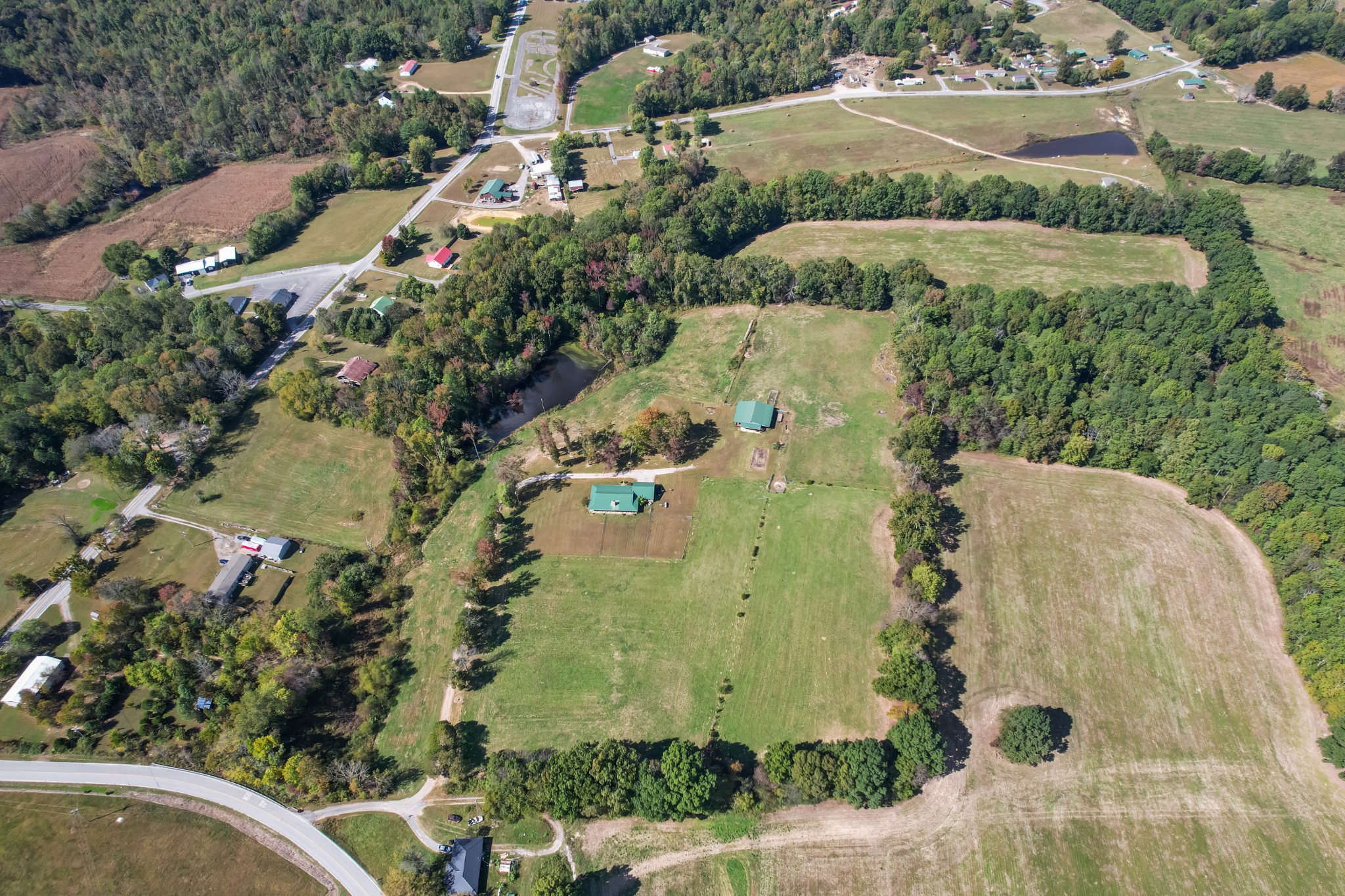 9516 Bakerton Road Red Boiling Springs, TN 37150 - Photo 56 of 60 an aerial view of a residential houses with outdoor space