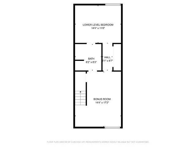 a picture of a bench in front of a door