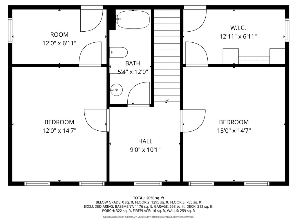 621 Burns Mill Road West Union, SC 29696 - Photo 45 of 45 A well-organized floor plan showcasing the spatial flow of the living areas and private quarters.