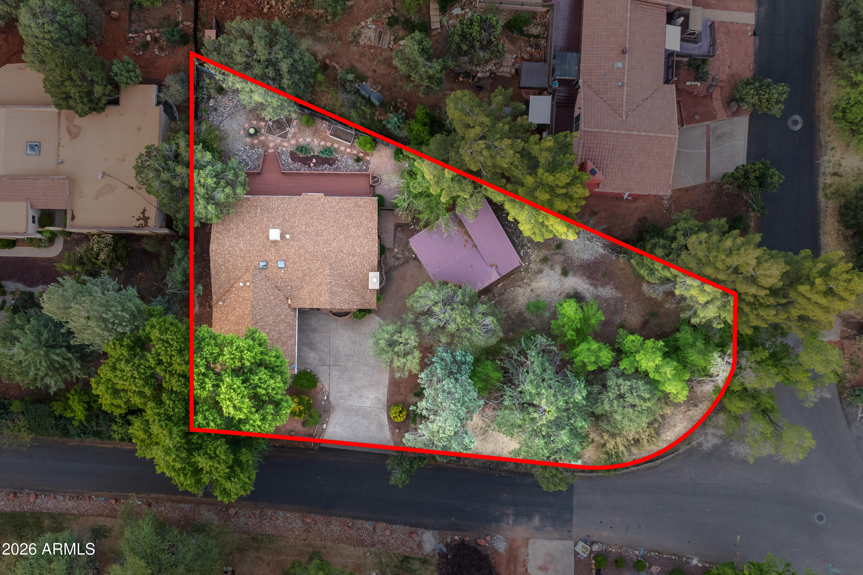 66 Doodlebug Road Sedona, AZ 86336 - Photo 6 of 56 Aerial - View 2