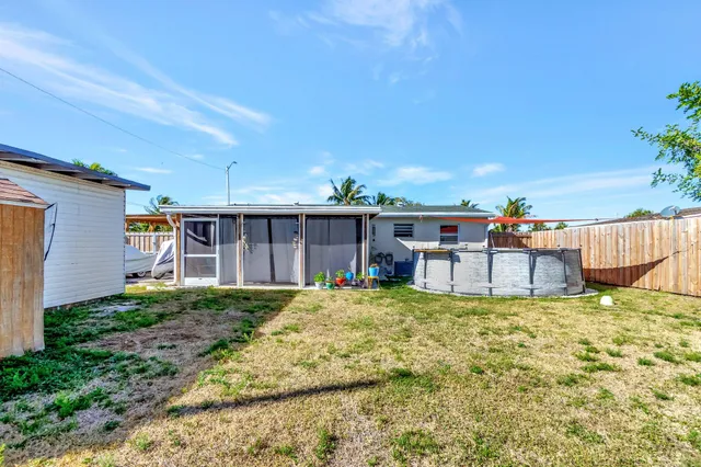 a house view with a seating space