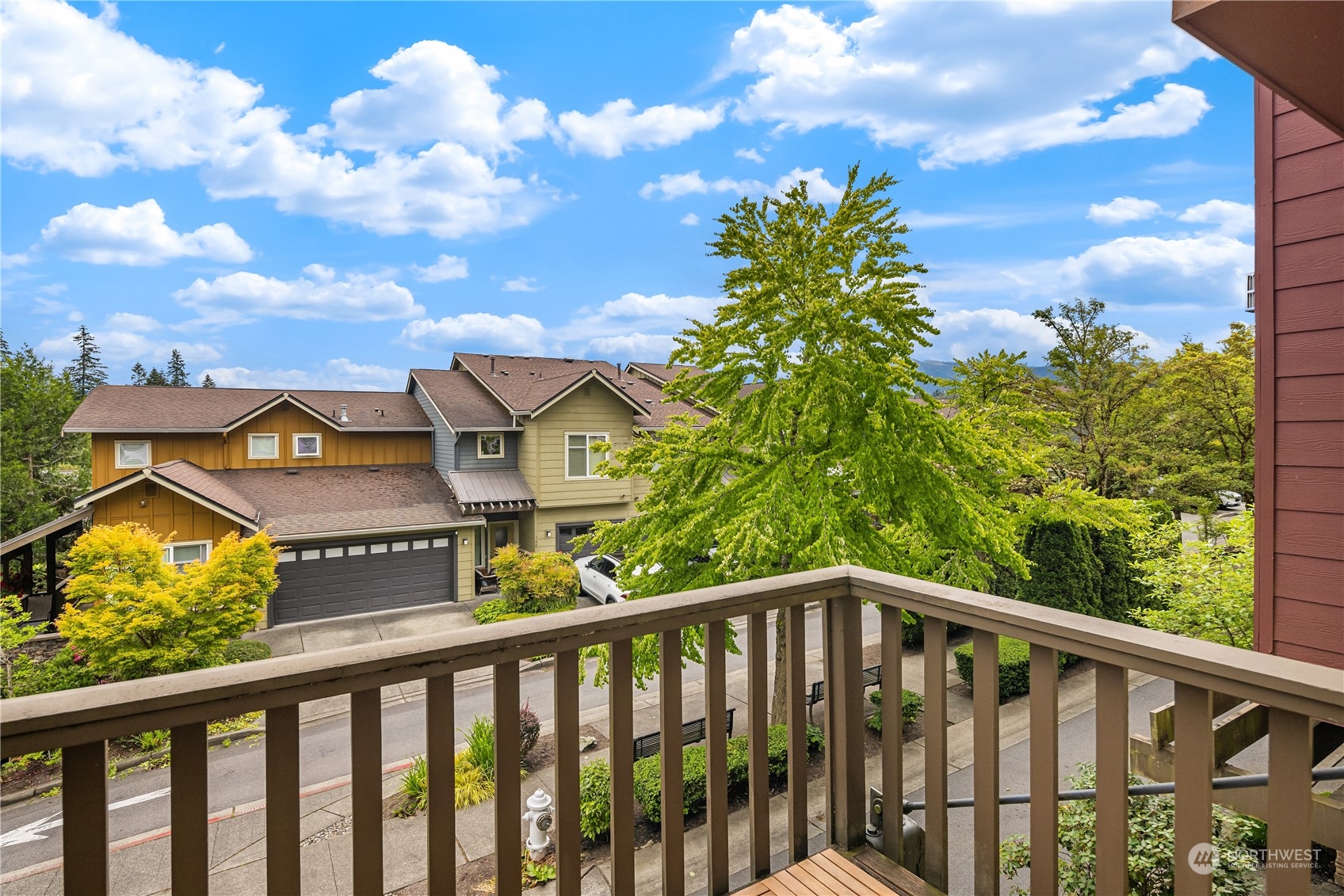 145 Sky Ridge Road Northwest Issaquah, WA 98027 - Photo 17 of 36 a view of a city from a balcony