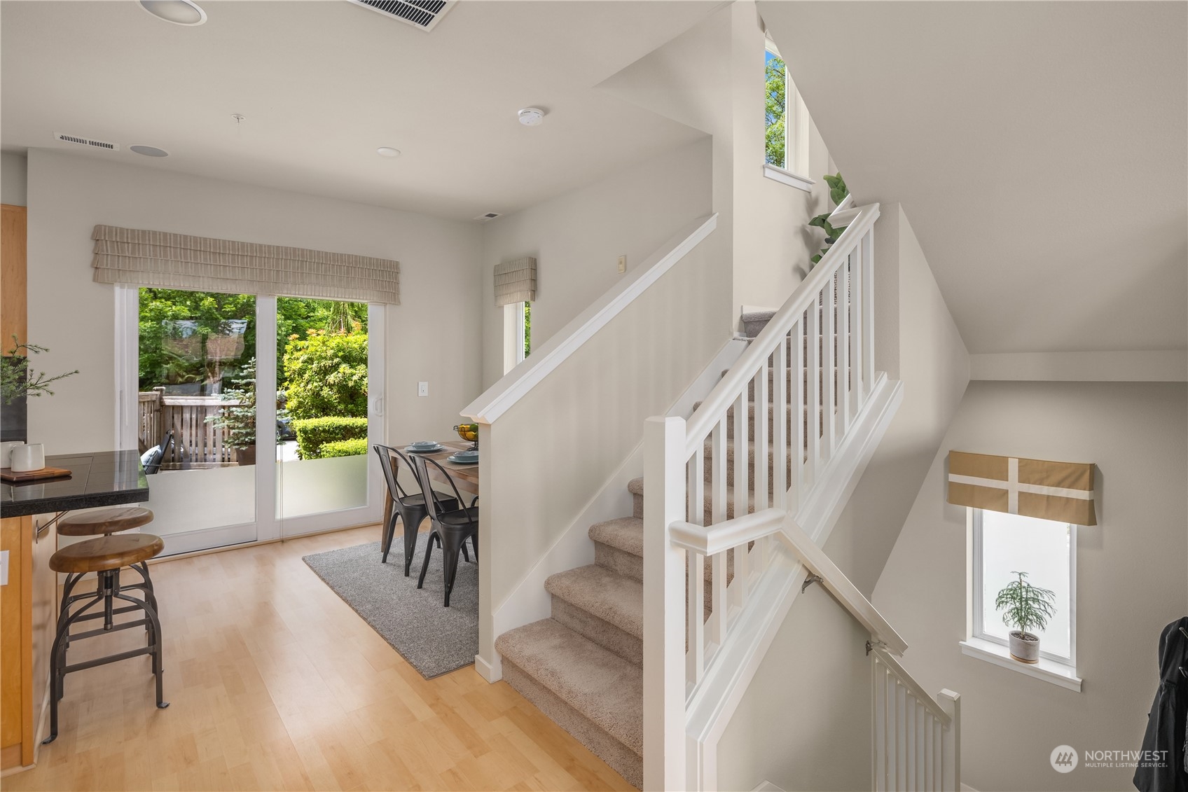 145 Sky Ridge Road Northwest Issaquah, WA 98027 - Photo 4 of 36 a view of entryway and hall with wooden floor