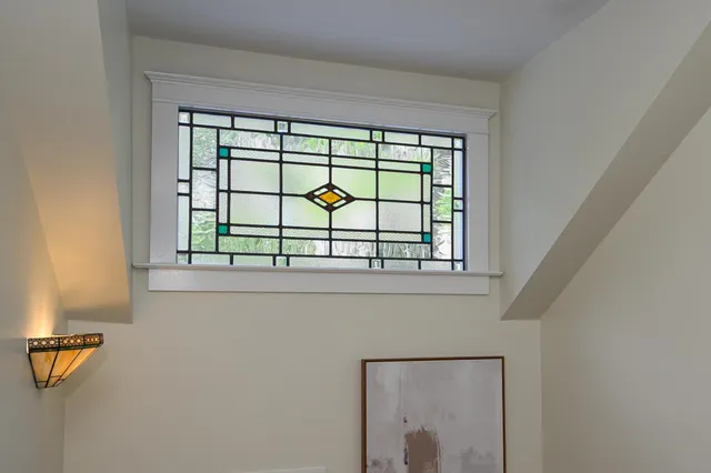 a view of porch with seating space