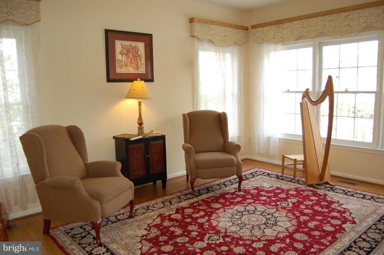 Spacious LR with Wooded Views
