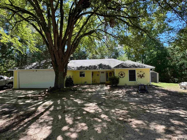 a view of a house with a tree