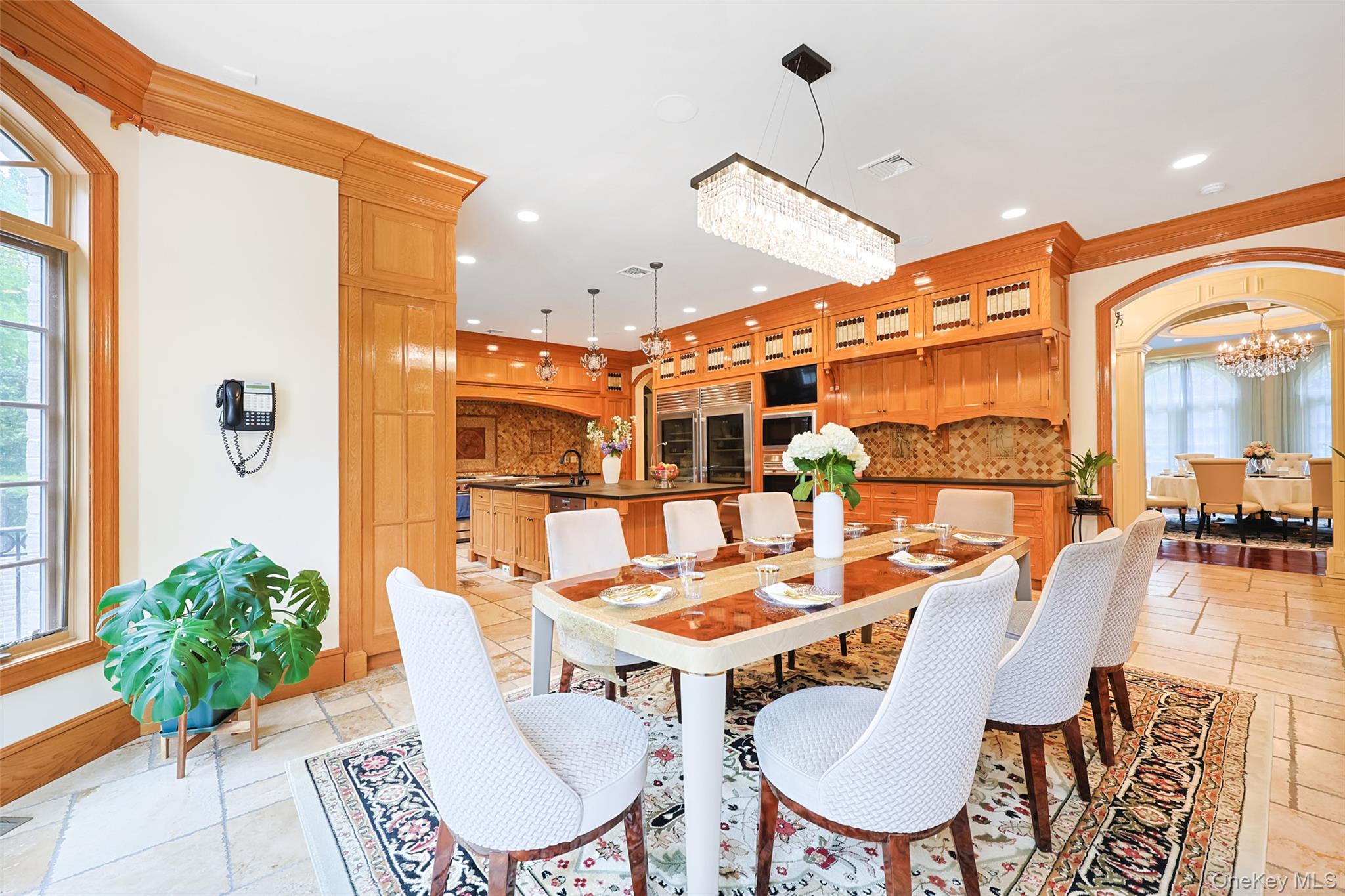 11 Black Rock Road Muttontown, NY 11545 - Photo 16 of 45 a view of a dining room with furniture window and wooden floor