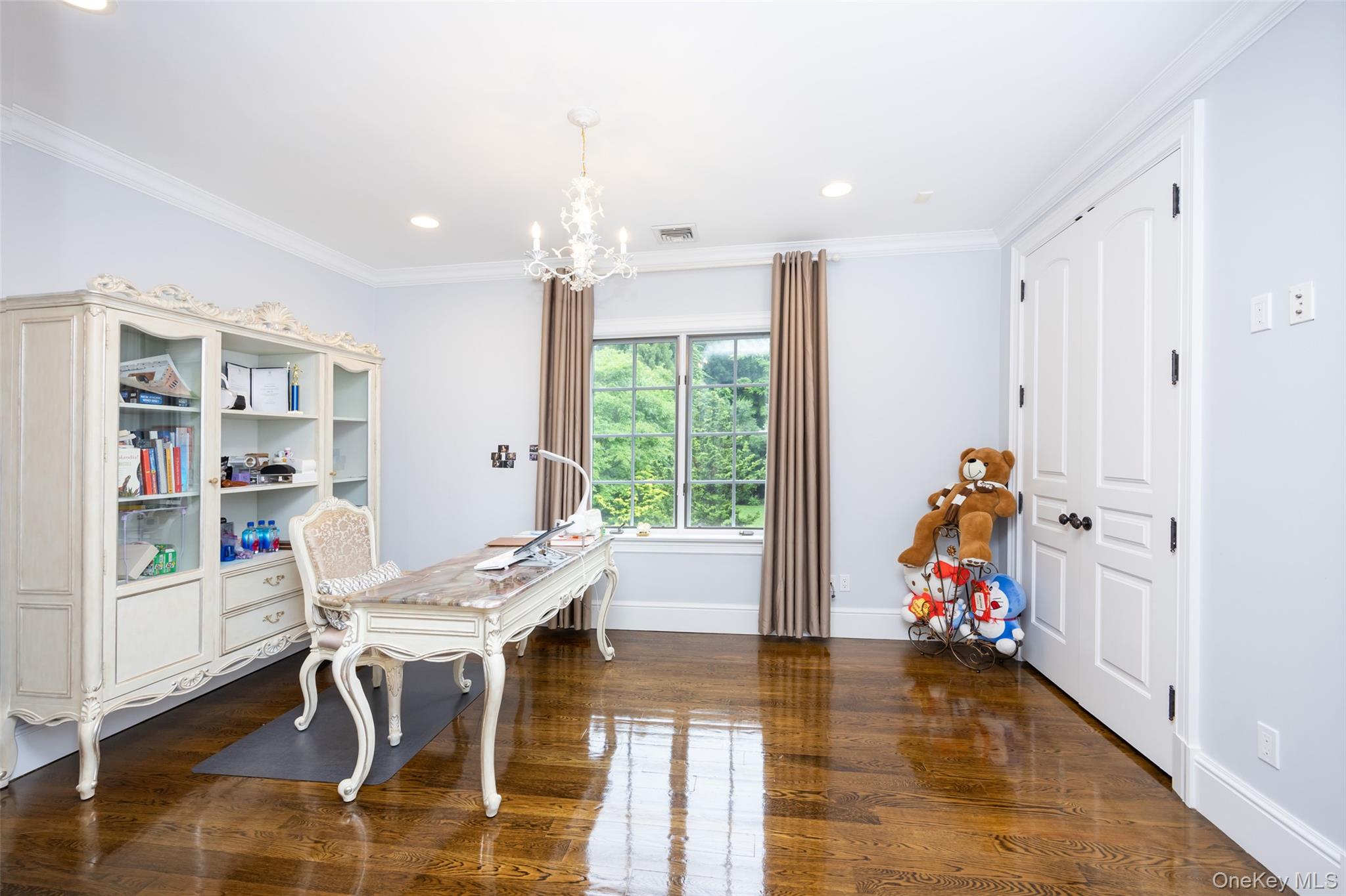 11 Black Rock Road Muttontown, NY 11545 - Photo 29 of 45 a view of a dining room with furniture water view and wooden floor