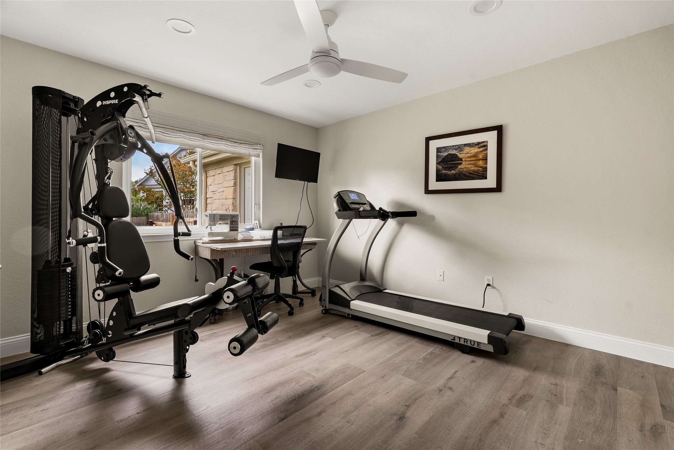 7021 Colberg Court Austin, TX 78749 - Photo 28 of 37 a view of a room with gym equipment