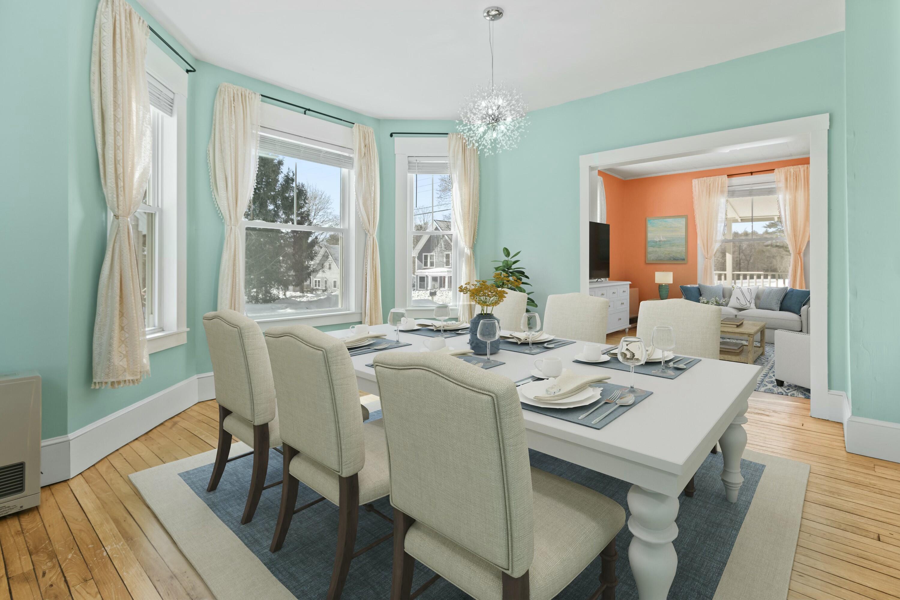 40 Main Street Steep Falls, ME 04085 - Photo 3 of 62 Virtually staged dining room.