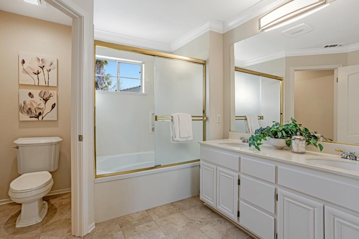 298 Gemstone Way Milpitas, CA 95035 - Photo 33 of 41 a bathroom with a sink a toilet and shower