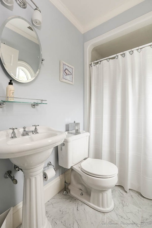 10 Hovey's Pond Boxford, MA 01921 - Photo 24 of 30 a bathroom with a sink toilet and mirror