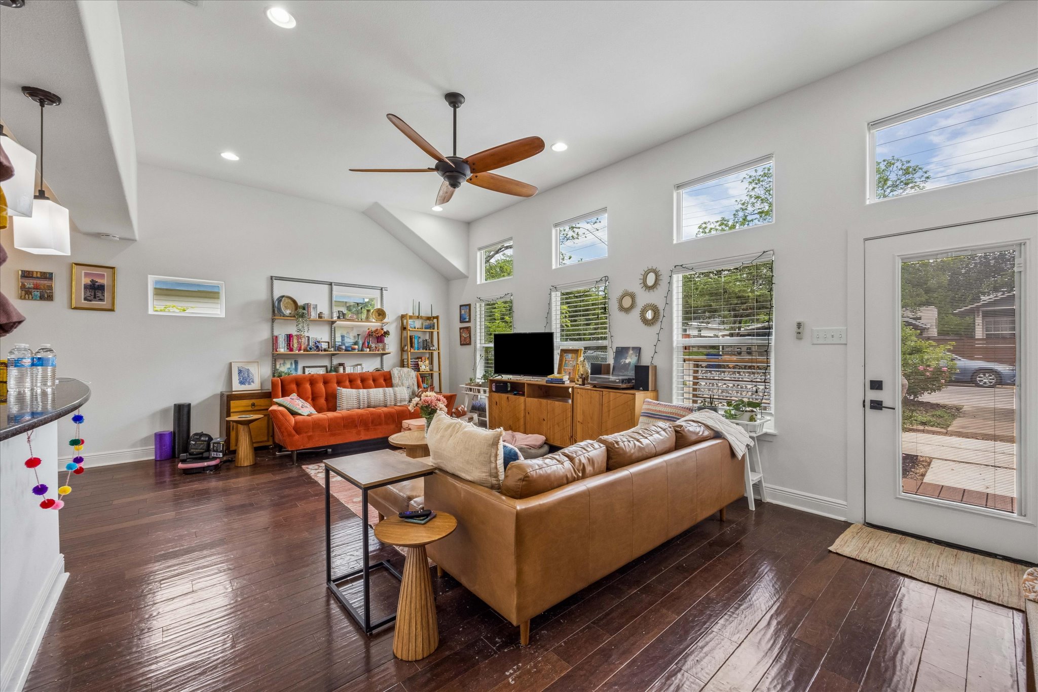 1800 Deloney Street Austin, TX 78721 - Photo 7 of 25 a living room with furniture and a wooden floor