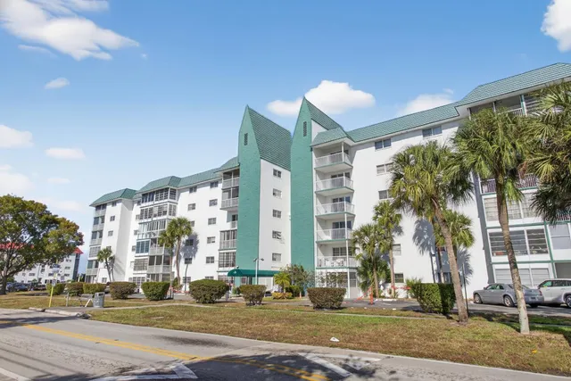 a front view of a building