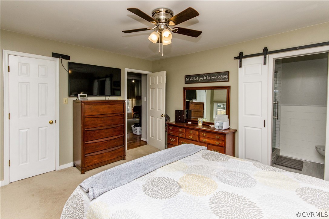5512 Gatebridge Road North Chesterfield, VA 23234 - Photo 13 of 23 a bedroom with a bed and a flat screen tv