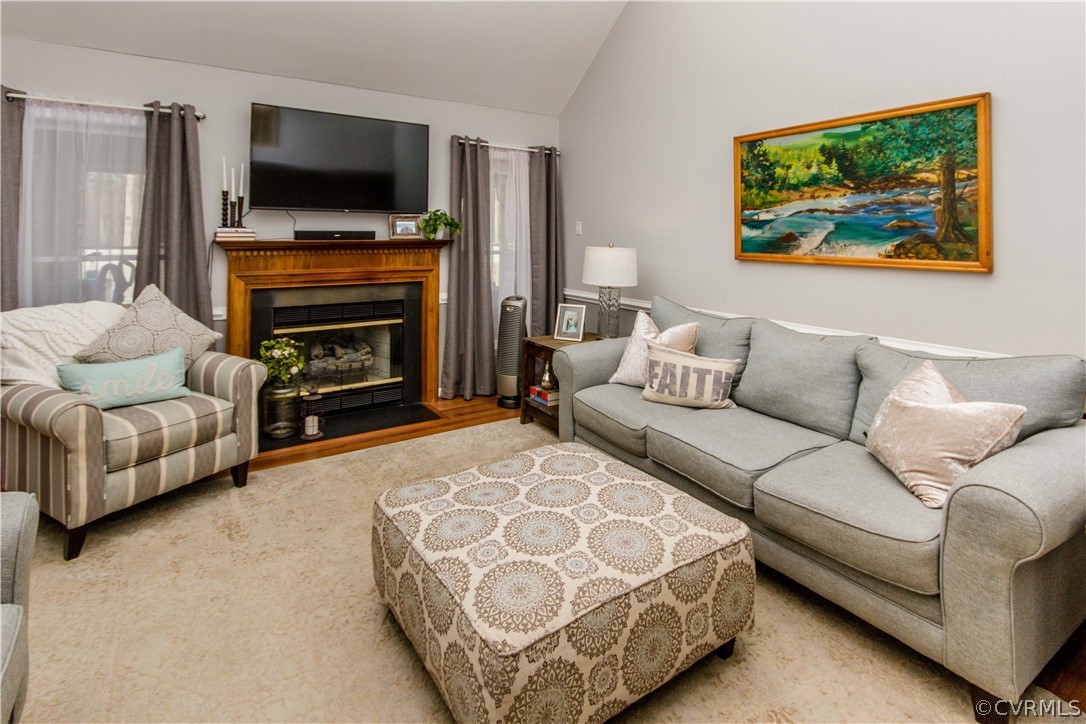 5512 Gatebridge Road North Chesterfield, VA 23234 - Photo 3 of 23 a living room with furniture and a flat screen tv
