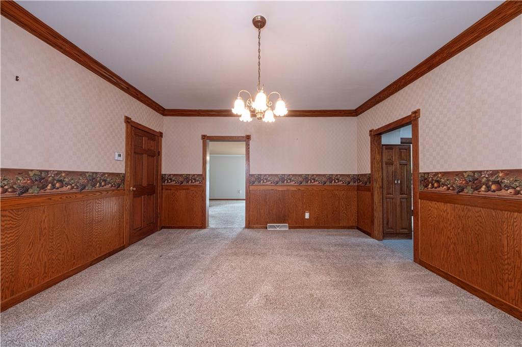 1645 Brown Road Ellwood City, PA 16117 - Photo 10 of 35 a view of a kitchen with microwave and refrigerator