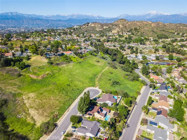 a view of city and mountain
