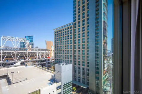 a view of a chairs and table in a patio