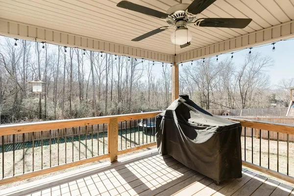 a view of a roof deck