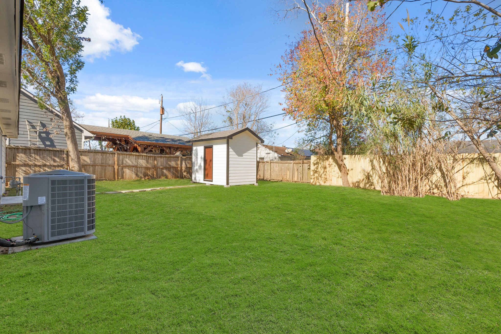 5123 Ridgeway Drive Houston, TX 77033 - Photo 20 of 21 This backyard features solid board fencing providing more privacy