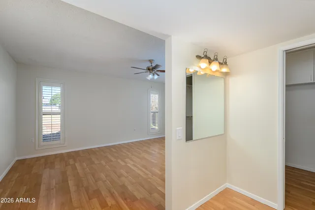 wooden floor in an empty room