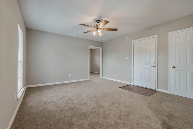 a view of an empty room