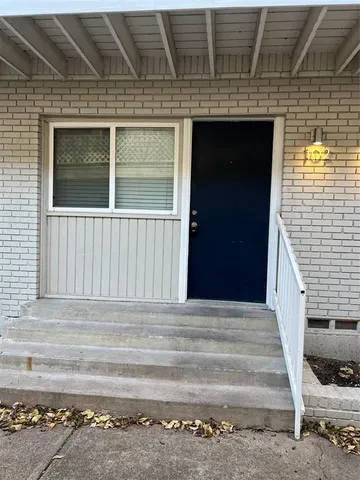 a view of front door