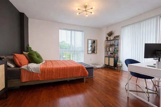 a view of staircase with two black and white furniture