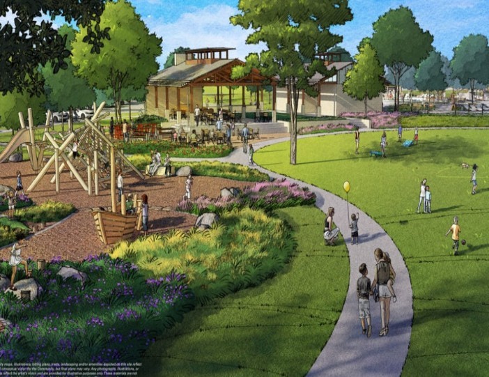 5607 Buttonbush Court Rosenberg, TX 77471 - Photo 34 of 37 an aerial view of a house with outdoor space patio swimming pool and outdoor seating