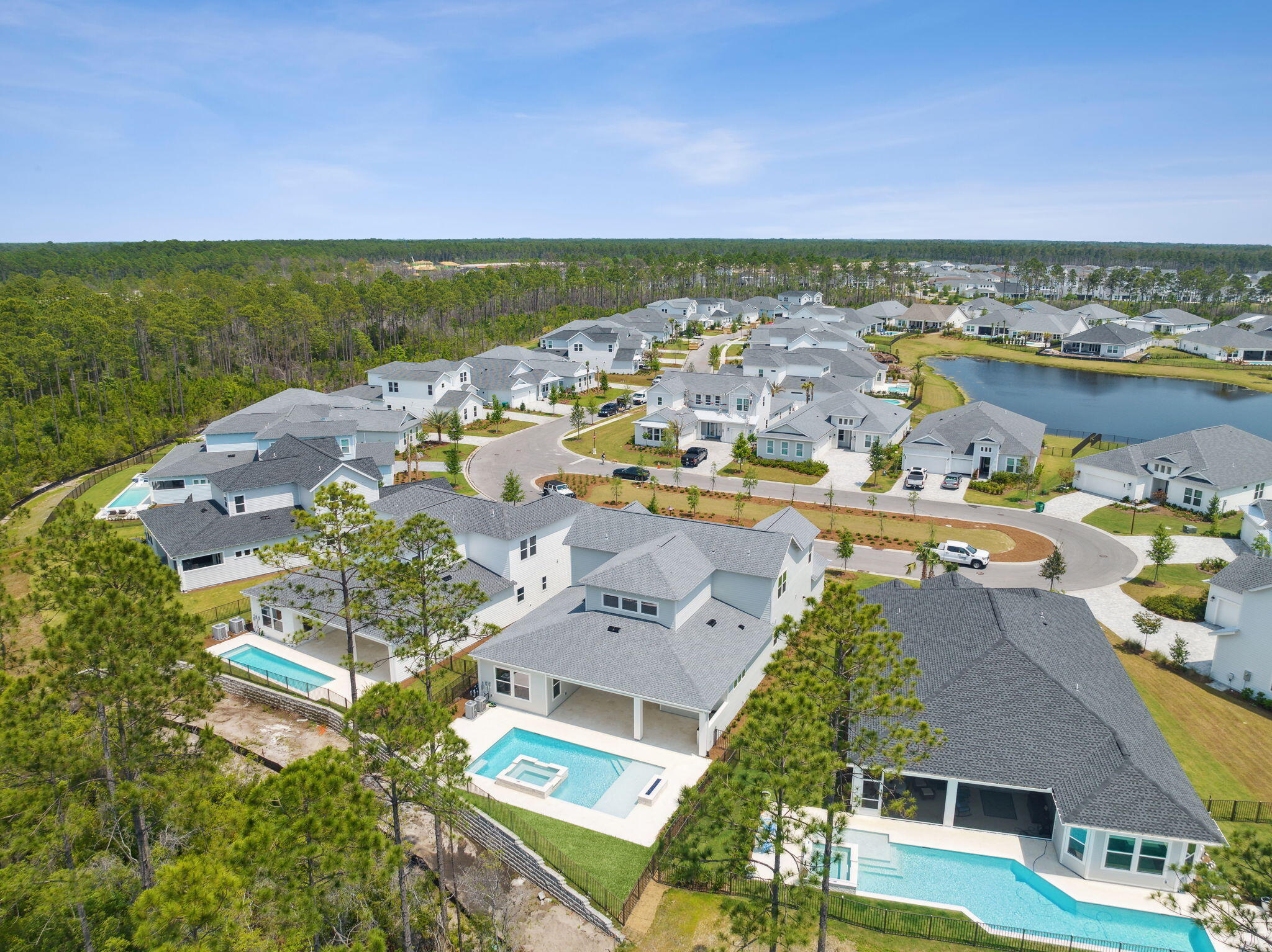 426 Lafayette Road Watersound, FL 32461 - Photo 5 of 78 an aerial view of residential houses with outdoor space