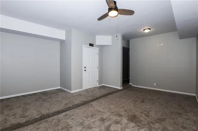 a view of an empty room