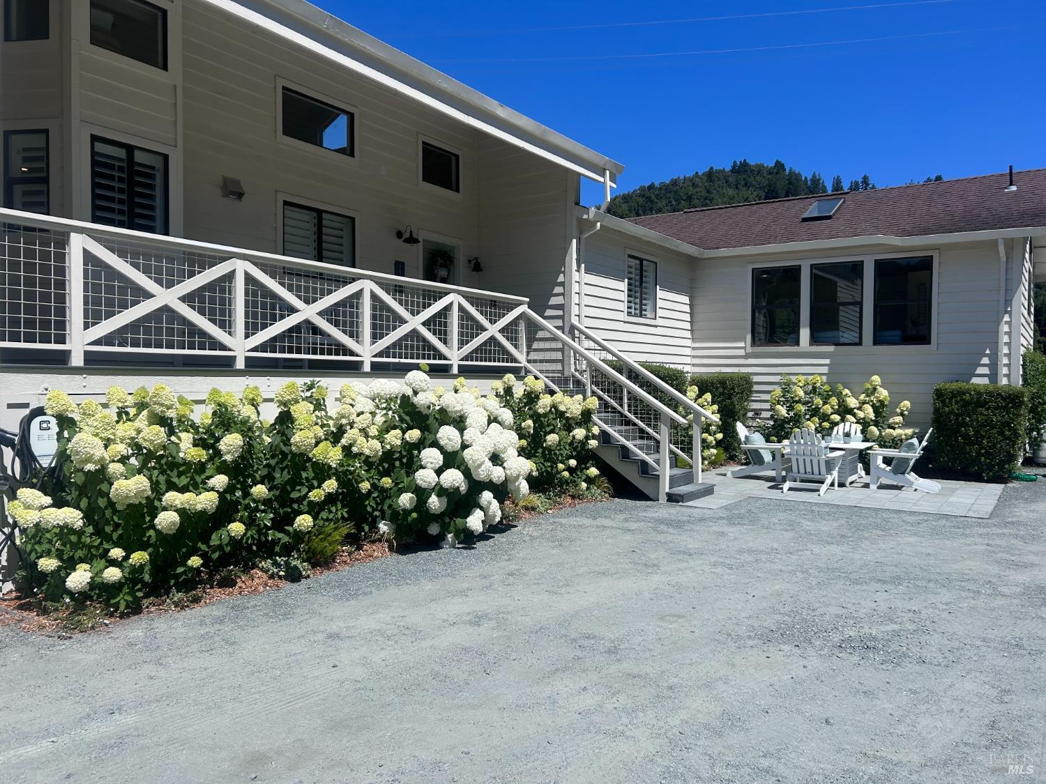 16530 Laughlin Road Guerneville, CA 95446 - Photo 6 of 60 The hydrangeas are in full bloom right now!