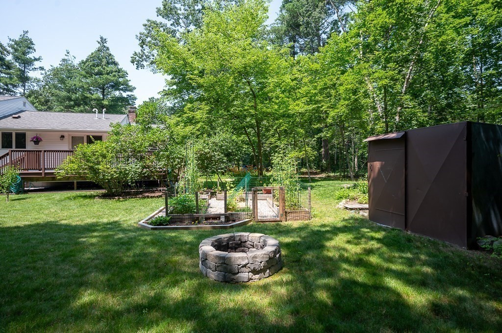 12 Sycamore Road Sudbury, MA 01776 - Photo 36 of 38 a backyard of a house with lots of green space
