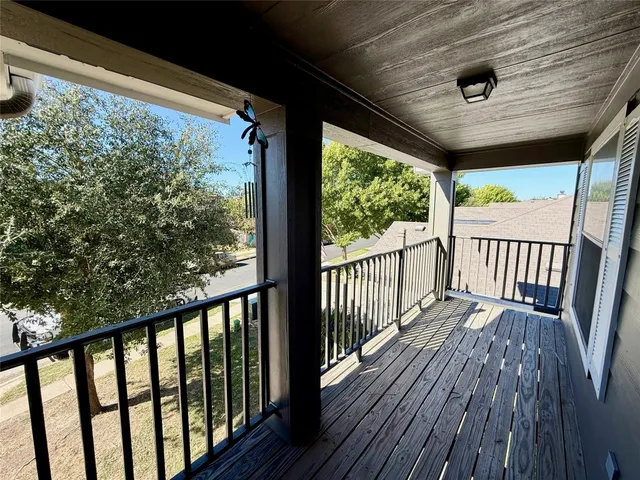 a view of deck with wooden floor and outdoor space
