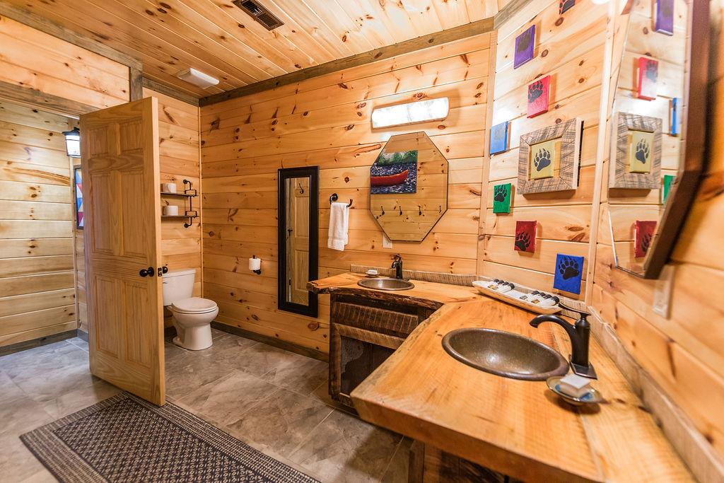 576 Century Blue Ridge Blue Ridge, GA 30513 - Photo 38 of 71 a bathroom with a sink a toilet and shower