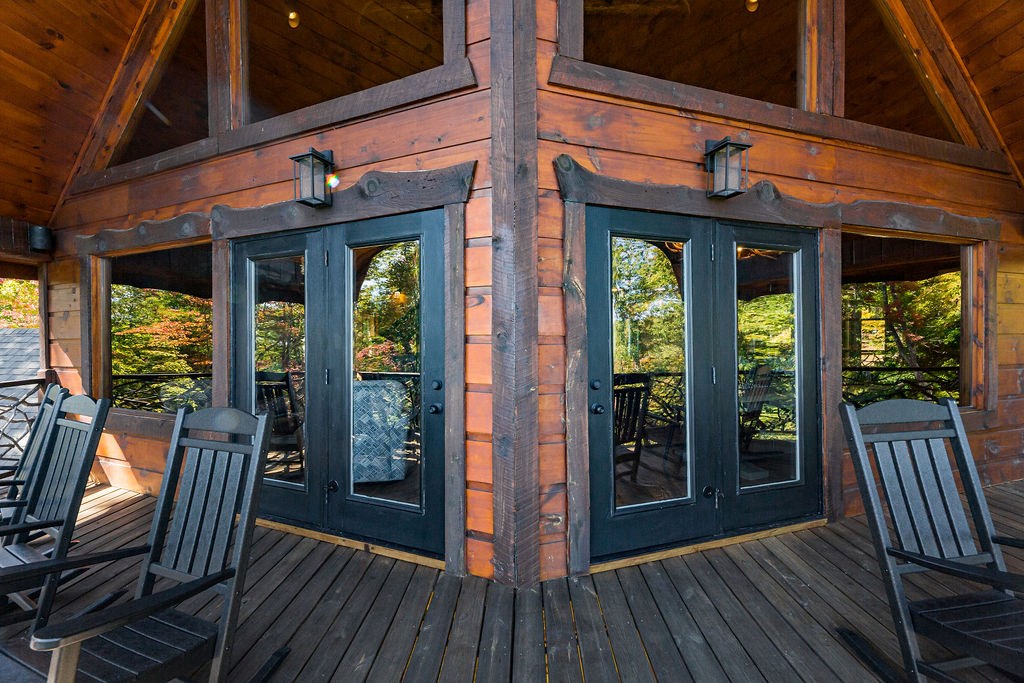 576 Century Blue Ridge Blue Ridge, GA 30513 - Photo 71 of 71 a view of a porch with wooden floor and outdoor space