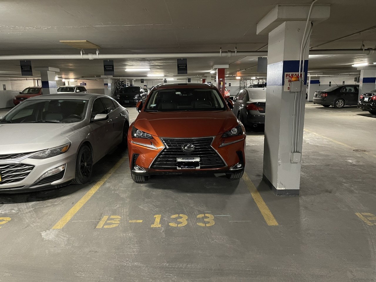 655 West Irving Park Road, Unit B133 Chicago, IL 60613 - Photo 2 of 2 a view of parking garage with cars