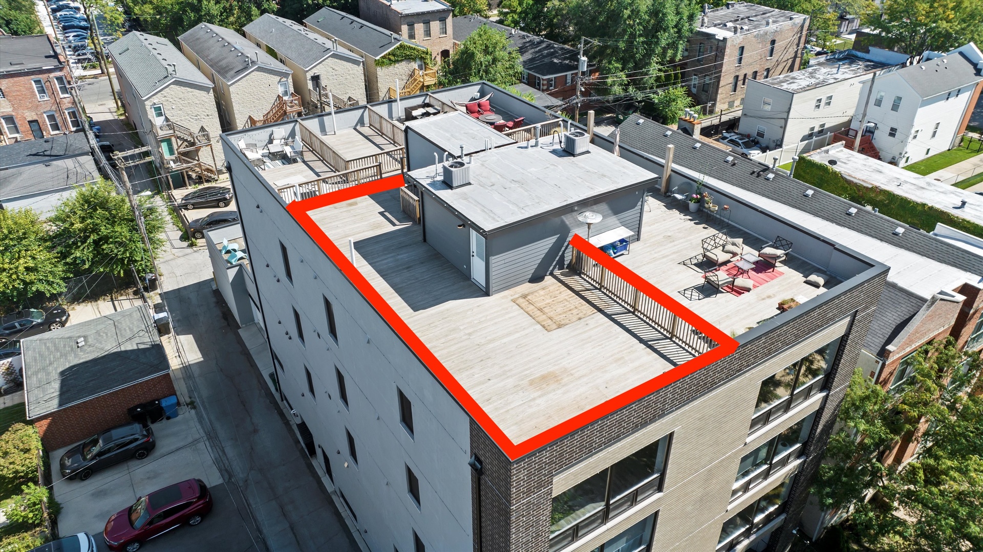 117 South Bell Avenue, Unit 4N Chicago, IL 60612 - Photo 27 of 30 an aerial view of a building