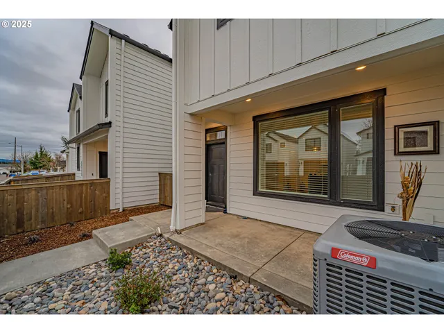 a view of kitchen with wooden floor