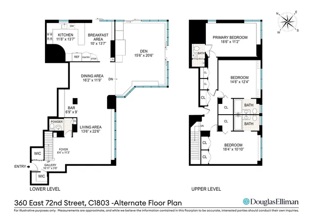 a bedroom with two beds and a large window