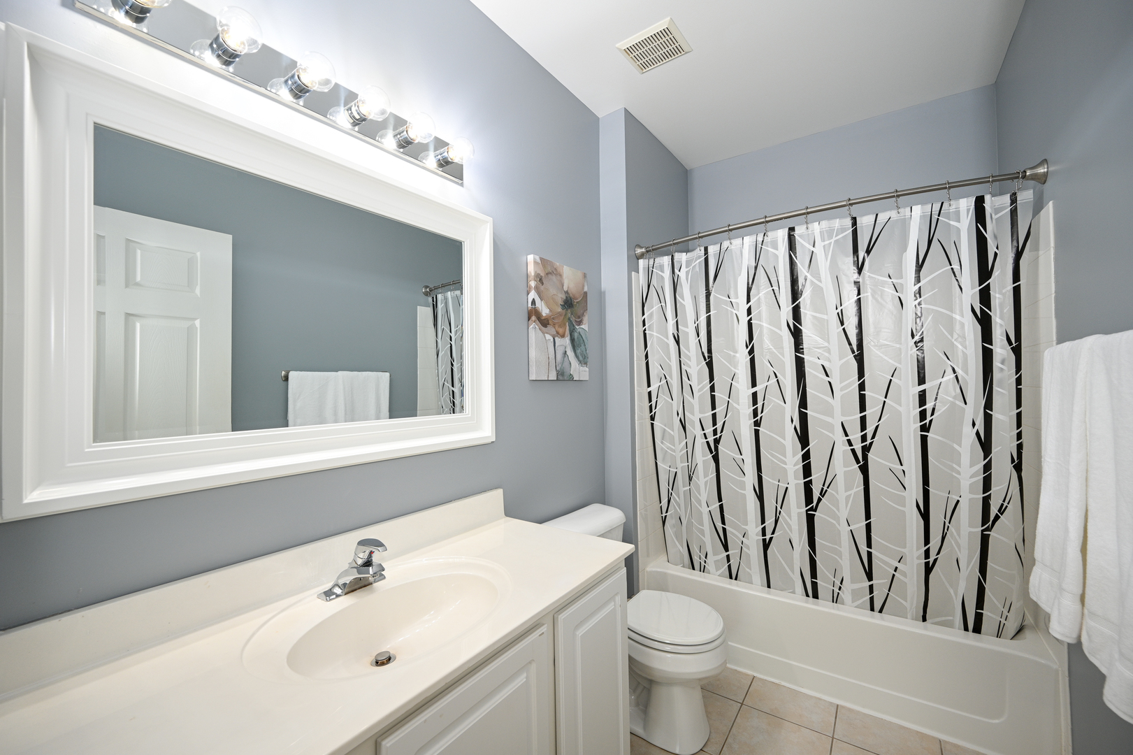 2333 Overlook Court, Unit 2333 Naperville, IL 60563 - Photo 13 of 24 a bathroom with a sink a toilet and a mirror