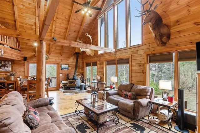 a outdoor space with patio furniture